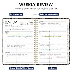 Planner 2025-2026, Monthly and Weekly Calendar