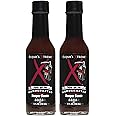 Elijah's Xtreme Carolina Reaper Hot Pepper Sauce with Sweet Black Cherries, Cranberries and Kentucky Bourbon (5 oz) (2-Pack) (Xtreme Carolina Reaper Hot Pepper Sauce)