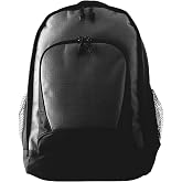 Augusta Sportswear Ripstop Backpack, One Size, Black/Black