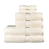 Christy Renaissance 6 Piece Towel Set | Parchment