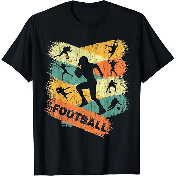 Amazon.com: Retro Football Shirt Vintage Sport American