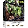 Exo Terra Rainforest Habitat Kit For Reptile, Glass (includes PT2602) - Small