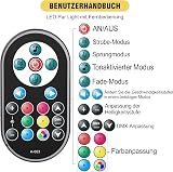 U King 4 Pack RGB 72W LED Stage Lights with Remote 7CH 5 Modes view 5