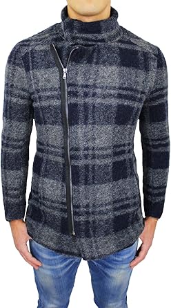 Saint Laurent Giubbino A Quadri Nero E Rosso Giacche Casual 636524y992o6601