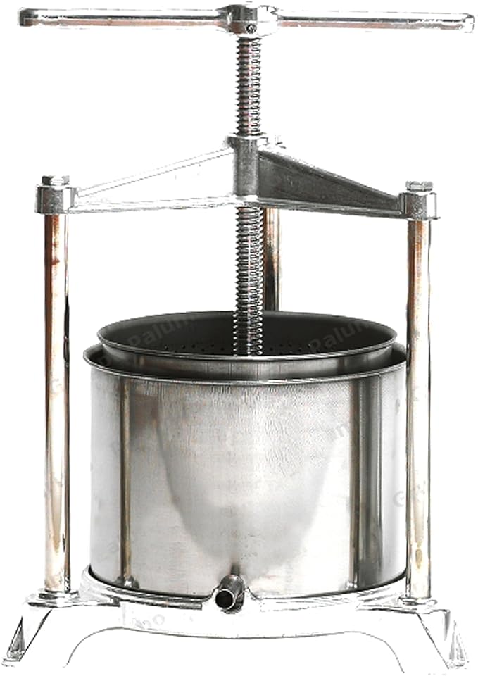 Torchietto Torchio premitutto acciaio inox TOMMY 24x24x35 cm per