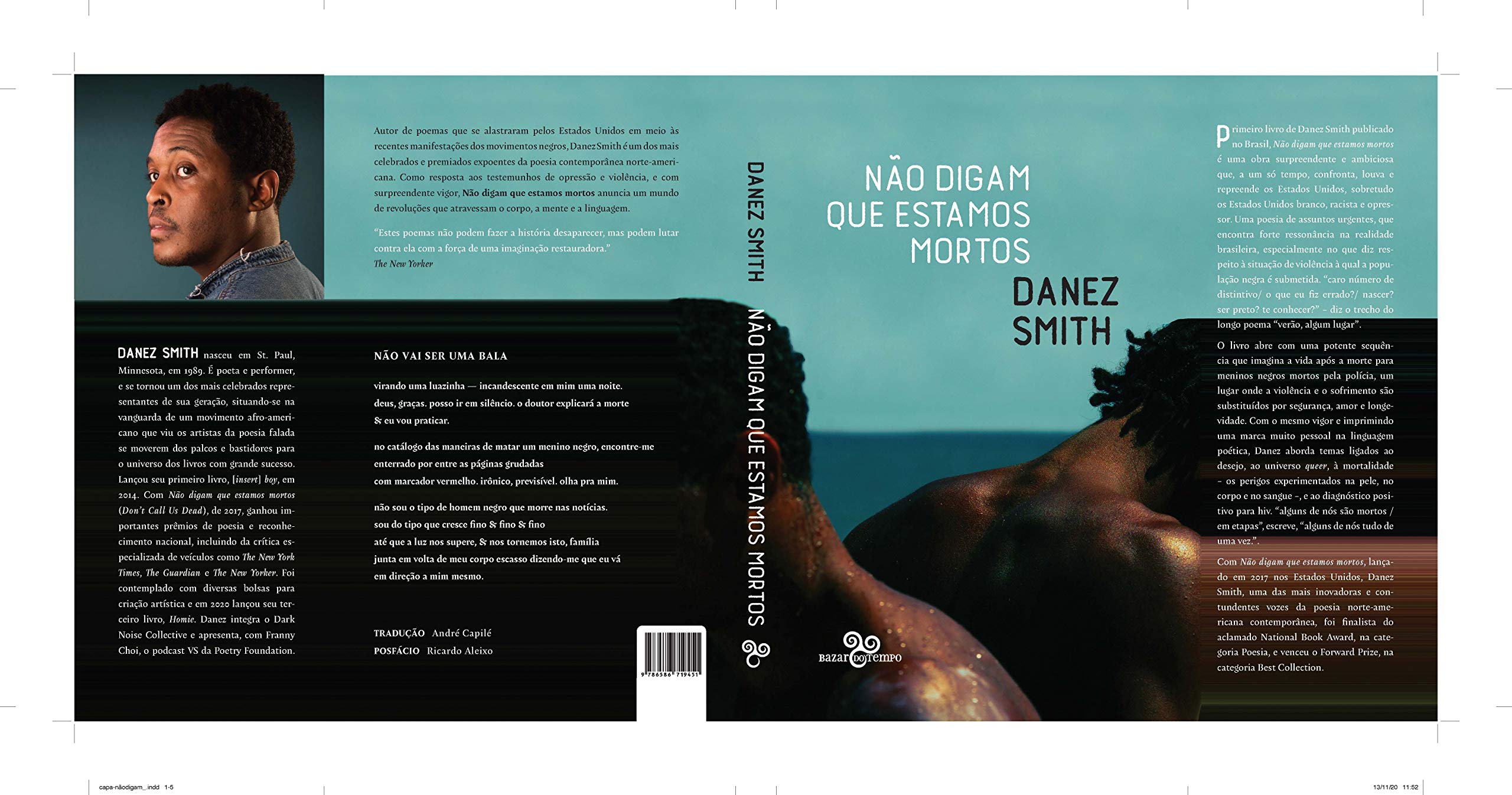 Livro 'Não digam que estamos mortos' por Danez Smith
