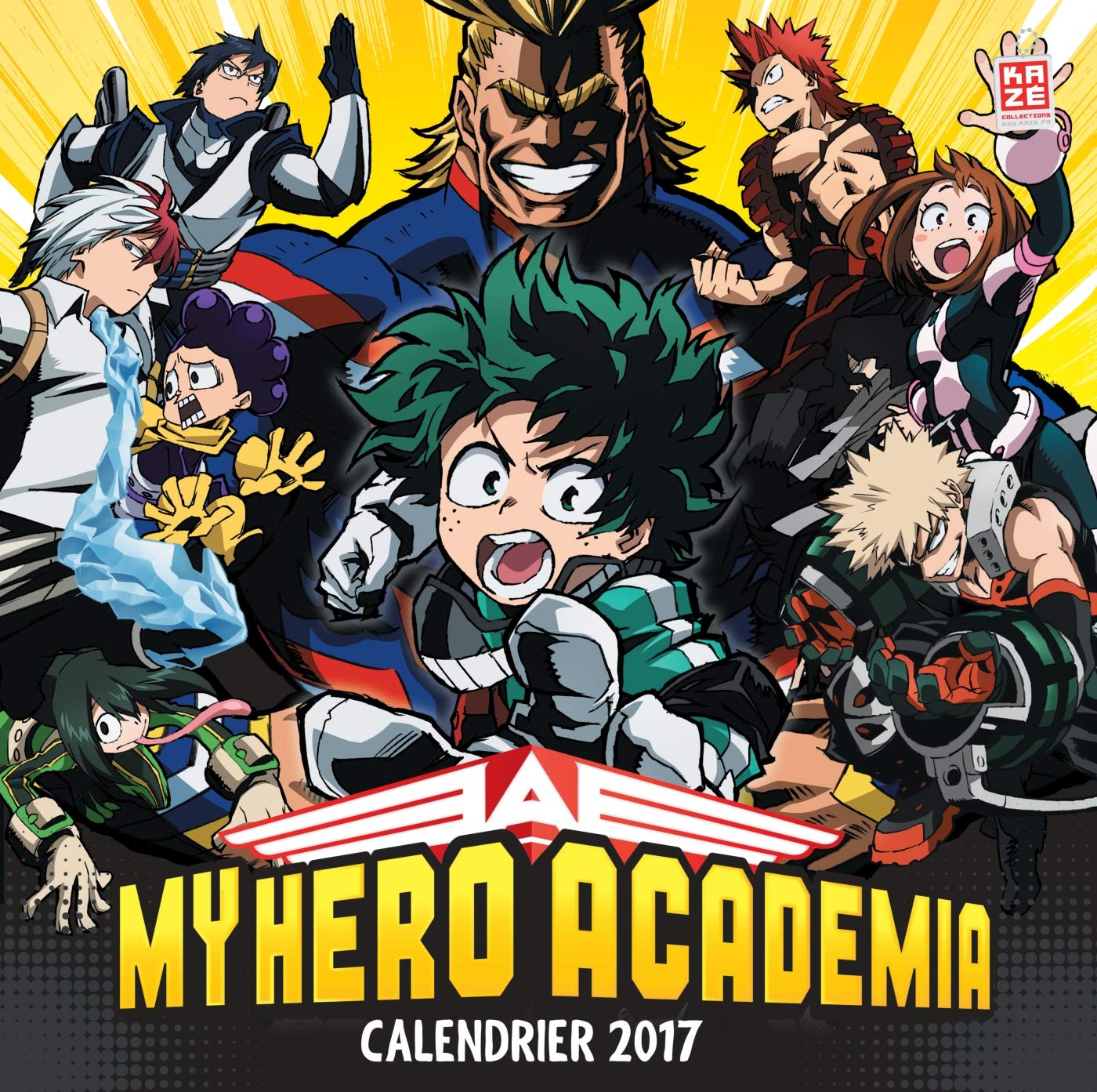 Calendrier My Hero Academia Horikoshi Kohei Amazon Fr Livres