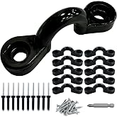 Yluvaok Kayak Pad Eyes/Kayak Handle,Pad Eye with Rivets; Kayak Handle with Accessories, Suitable for Multi-Brand Boats, Canoe Accessories, Luggage, Tether Cleats, etc