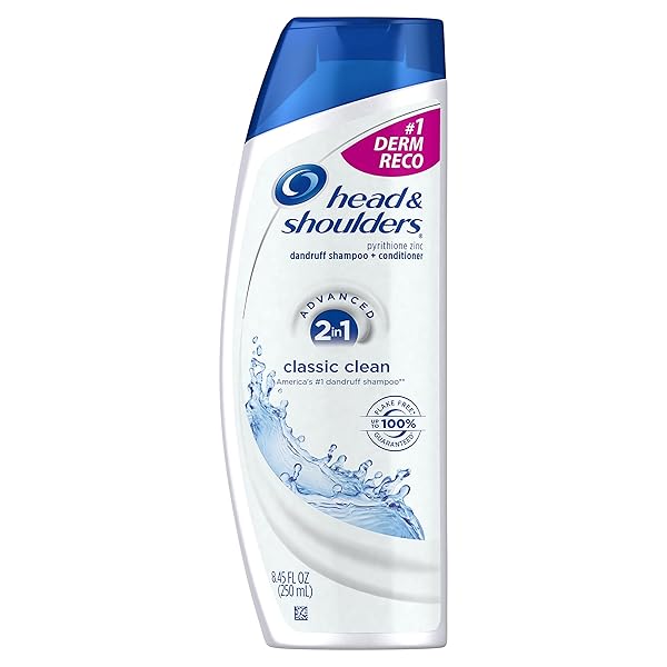 HEAD AND SHOULDERS CLASSIC CLEAN 2-IN-1 ANTI-DANDRUFF SHAMPOO + CONDITIONER 8.45 FL OZ
