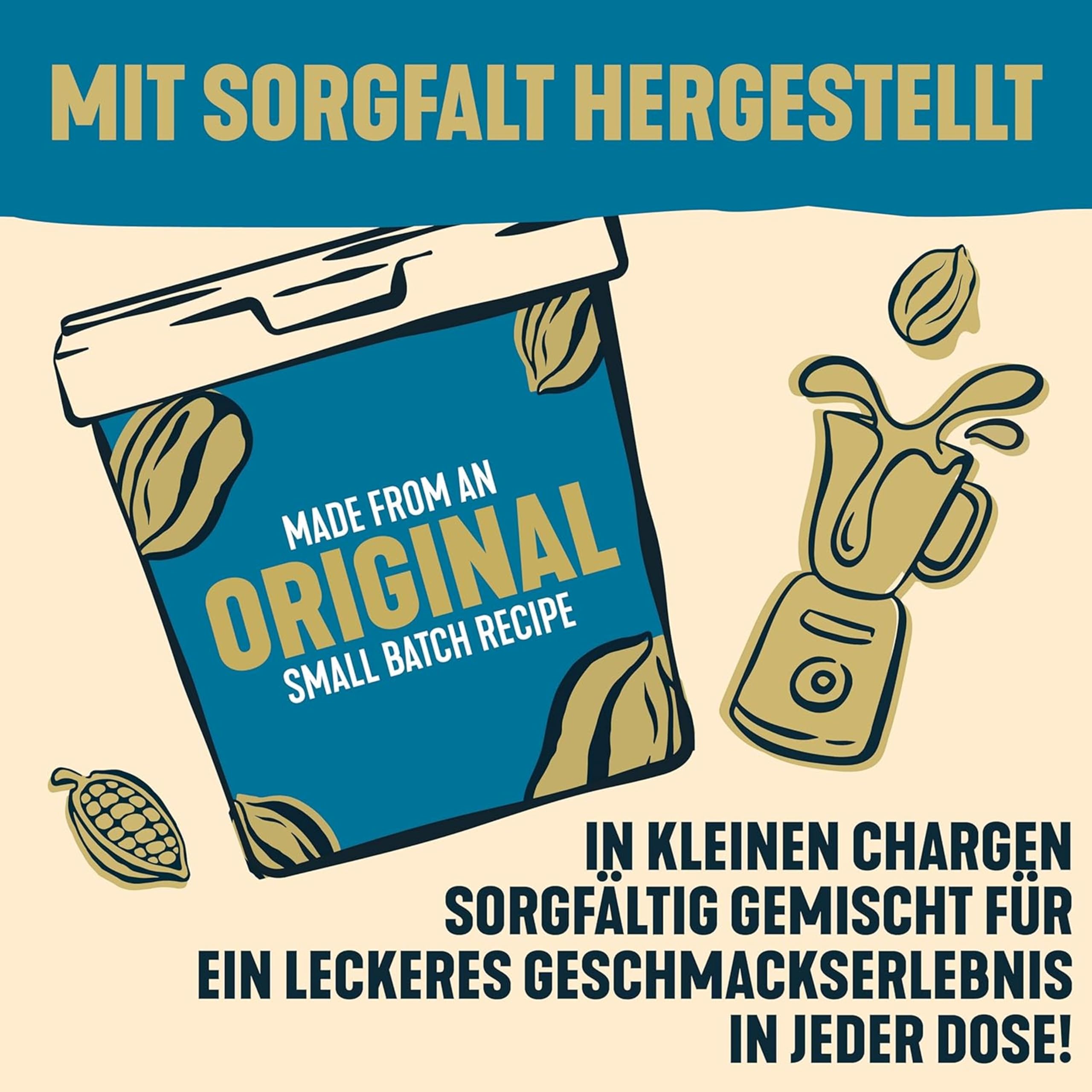 ManiLife Crunchy Erdnussbutter 900g, Original Roast | Protein, Ohne Zuckerzusatz & Ohne Palmöl | Peanut Butter aus Single Origin Argentinischen Erdnüssen Hergestellt (Verpackung Kann Variieren) 7