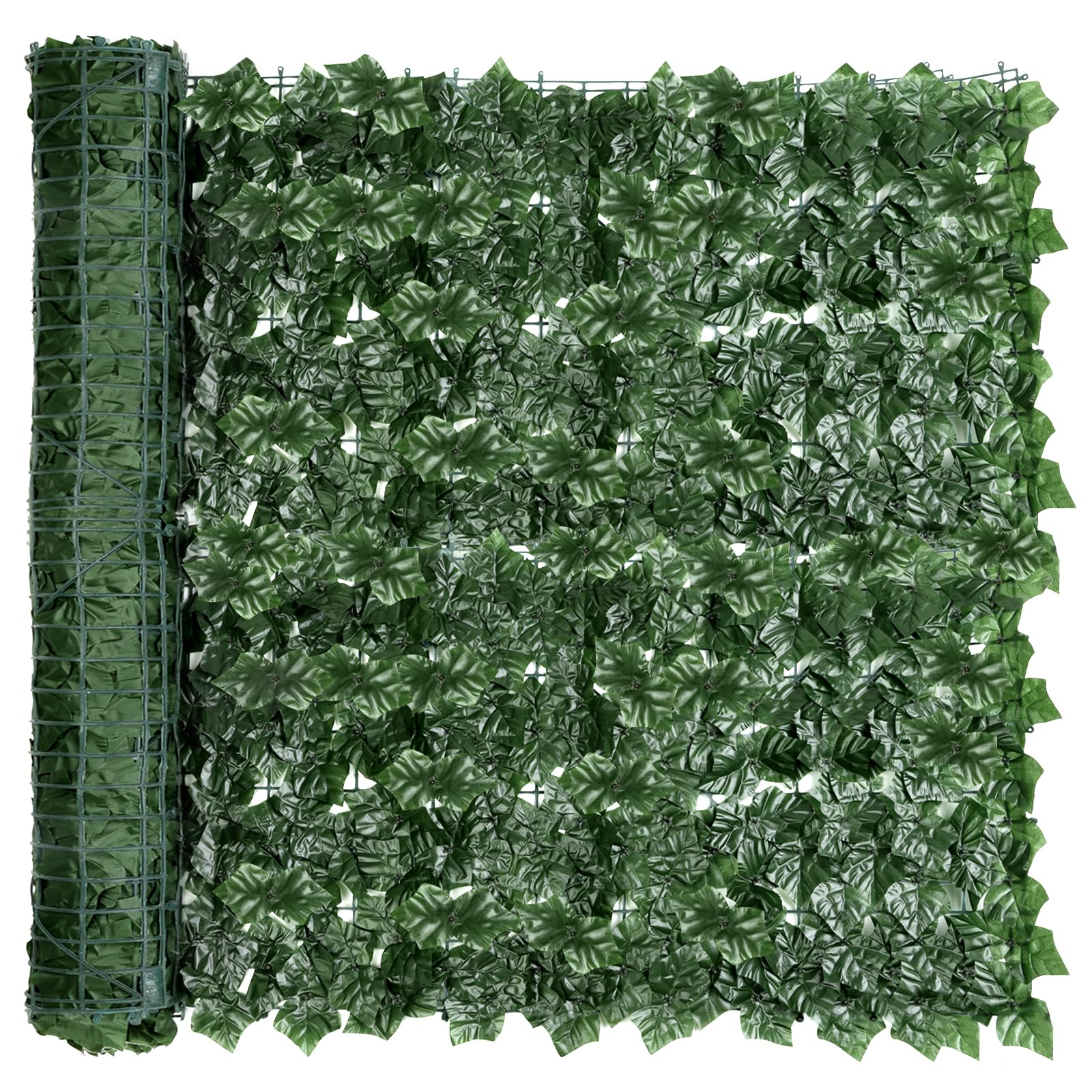 REOVE Artificial Ivy Privacy Fence Screen, Wall Decor for Privacy Protection Home Balcony Garden 0.5x3m