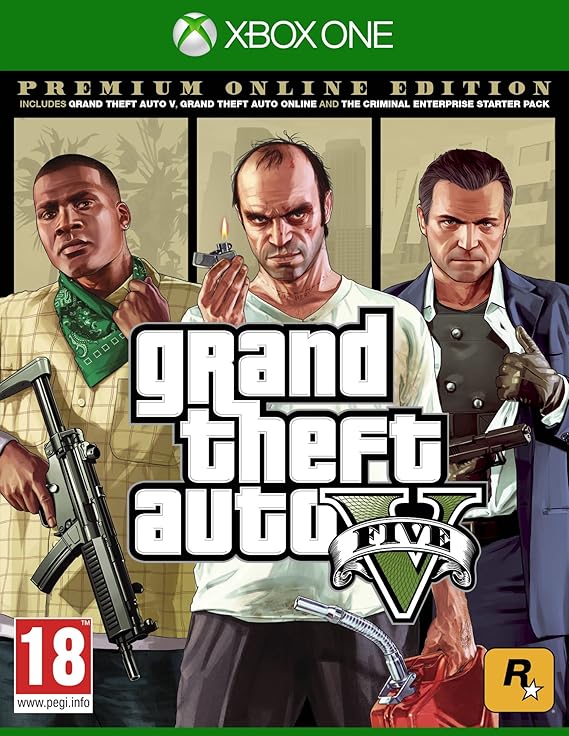 Grand Theft Auto V Premium Online Edition Xbox1 (Xbox One) Amazon.co