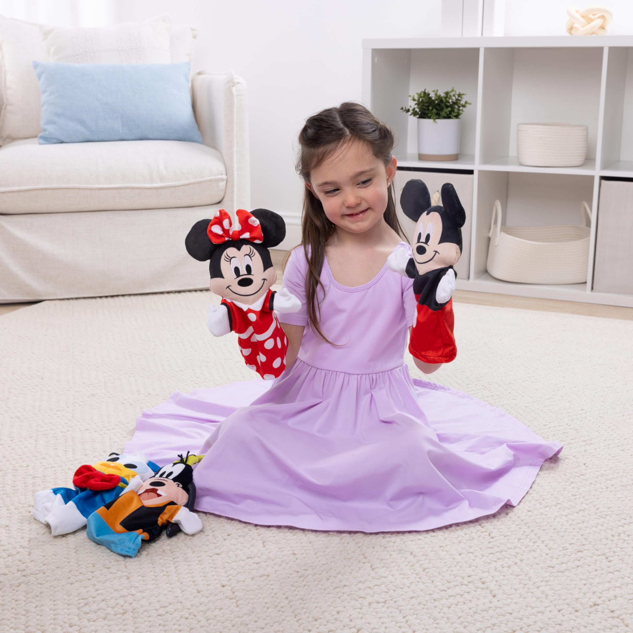 Melissa & Doug Disney Mickey Mouse & Friends Soft & Cuddly Hand Puppets