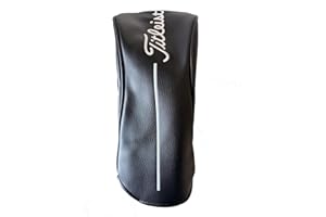 Titleist Universal Driver Headcover, Black Leather, Fits All Models Including GT, TSR, TSi, TS, 100% Authentic