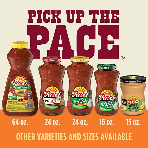 PACE CHUNKY MILD SALSA, 24 OZ JAR