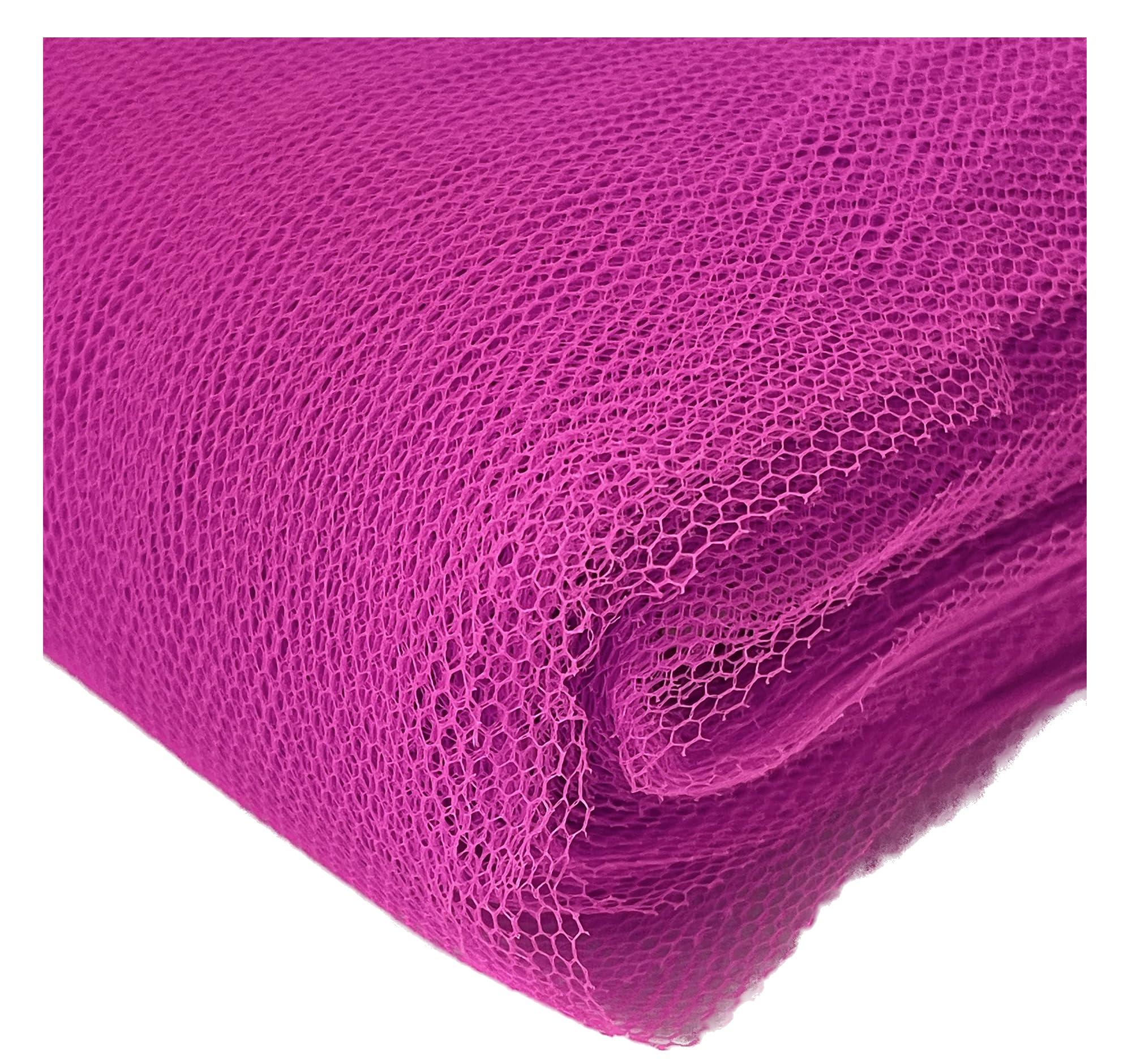 Sheer Dress Net Mesh Fabric Tutu Tulle Mesh Dancewear Stiff Flare Free Nylon Wedding Bridal Veil Material 150cm Wide (200 x 150cm / 79" x 60", Victoria Rose)