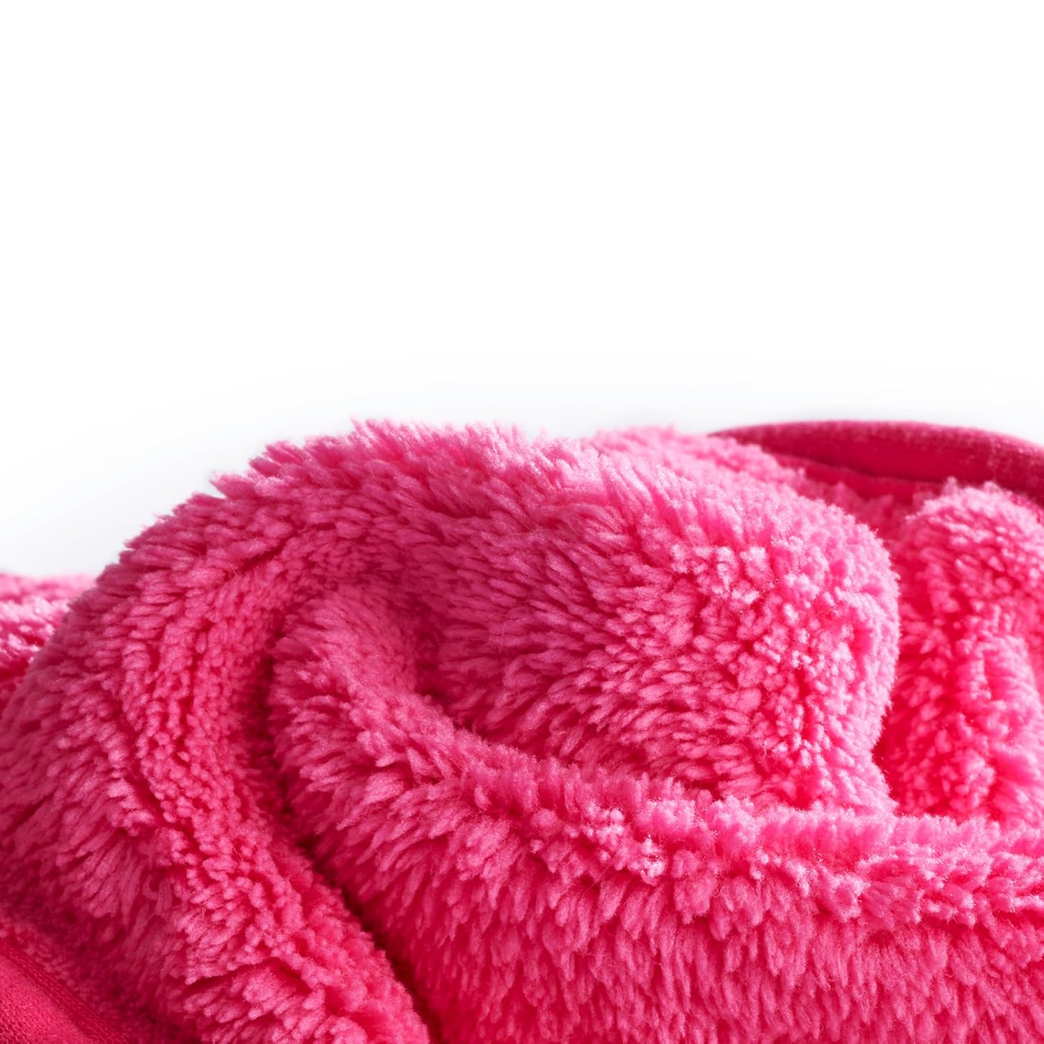 Miracle Face Erase 2 Pack Makeup Remover Face Cloths, Chemical-free, Microfiber, 6 Hair Ties (2 Count, Pink) : Beauty