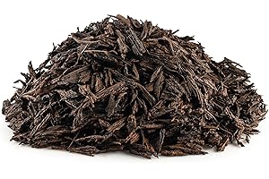 Rubberific Premium Shredded Rubber Mulch for Gardens, Lawns, and Landscaping | Long Lasting Color | Looks Like Natural Wood Mulch (1.5 CU. FT. - 27 LBS, Brown)