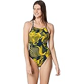 Speedo Women's Swimsuit One Piece ProLT Cross Back Printed Adult Team Colors