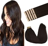 GOO GOO Hair Extensions Tape In 20 inch 30g 10pcs Dark Brown Remy