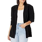 Norma Kamali womens Single Breasted Straight Fit Jacket