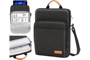 Dadanism 9-11 Inch Tablet Sleeve Bag with Shoulder Strap for iPad 10th Gen 10.9" Air5/4, iPad (A16) 11", i-Pad 9/8/7th Gen 10