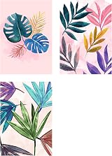 Dabble Paint by Numbers Kits Set of 3 for Adults Flowers Canvas Frames view 5