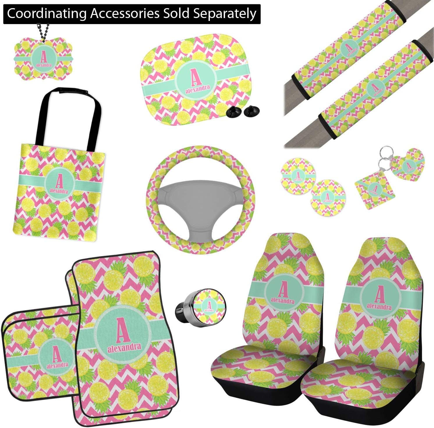pineapple seat covers