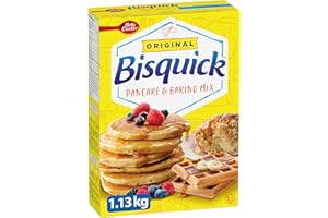 BETTY CROCKER - Bisquick Original Pancake and Waffle Mix, 1.13 Kilograms Package, Baking Mix, Can Be Used For Pancakes, Biscu