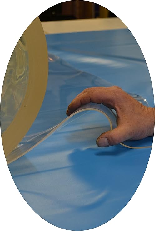 Weich PVC transparent 3,0 mm ca. 99 cm x 120 cm