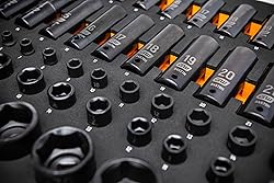 GEARWRENCH 66 Piece 1/4”, 3/8”, 1/2” Drive 6
