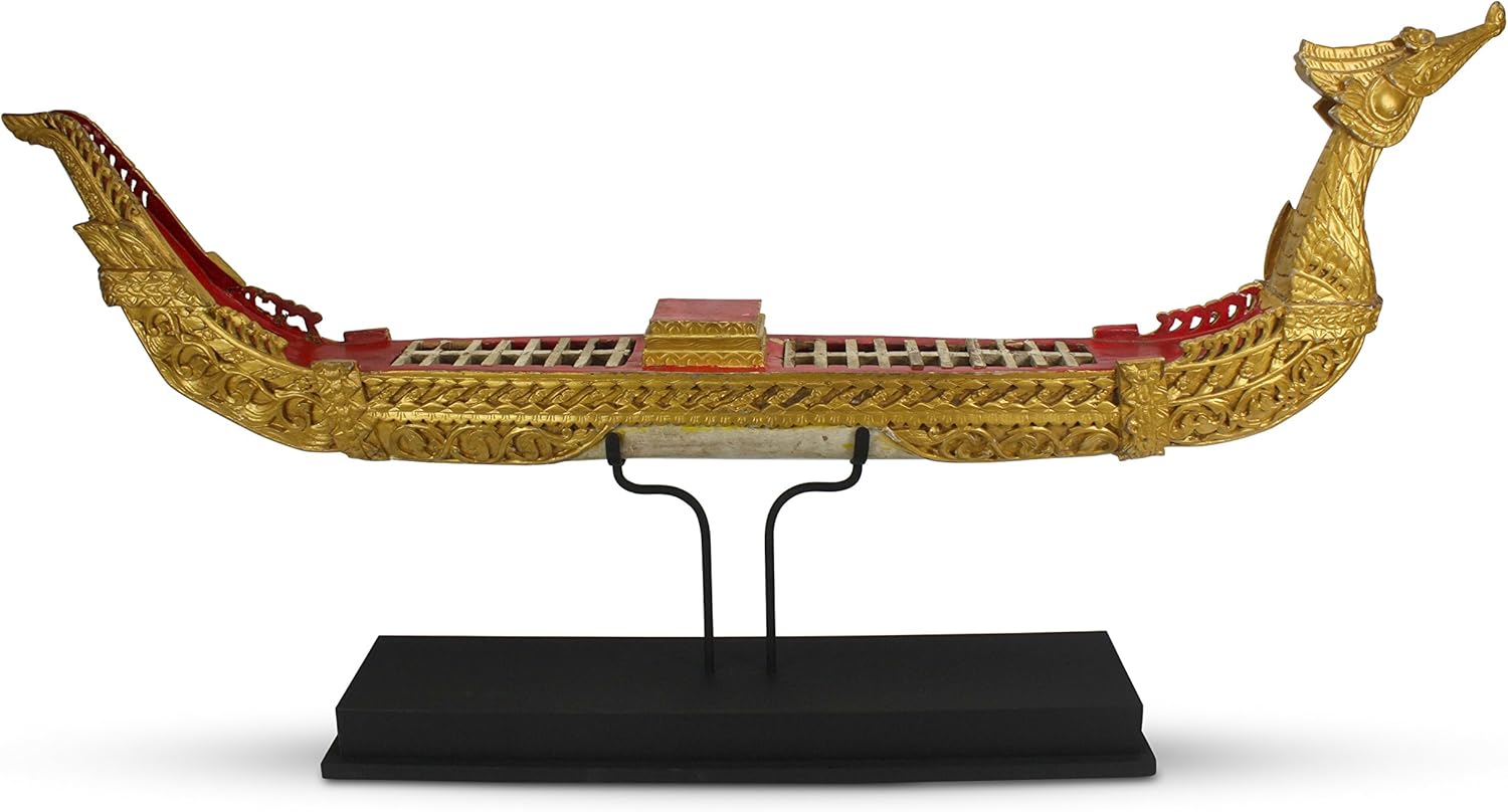 Amazon.de: Antiker thailändischer suphannahong Königlichen Barke Tisch