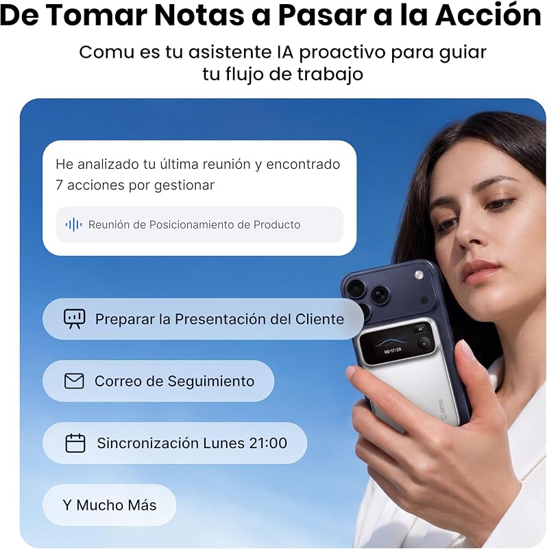 Action Pro Grabadora de Voz IA, Grabadora Profesional con Agente IA — foto 3 de 8