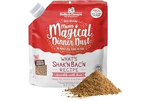 Stella & Chewy's Freeze-Dried Raw What's Shak'n Bac'n Recipe Marie's Magical Dinner Dust for Dogs, 198g Bag