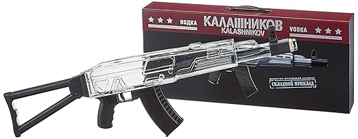 Kalashnikov Vodka Original Machine Gun Classix Box mit Geschenkverpackung Wodka (1 x 0.7 l)