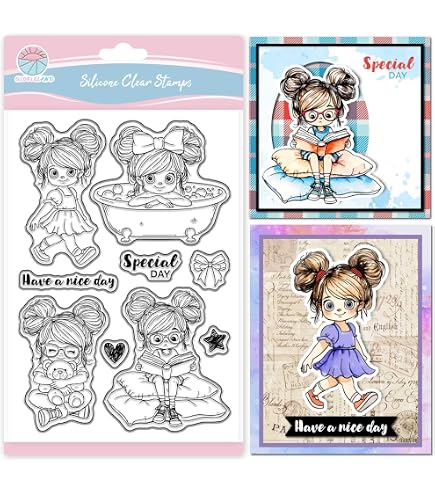Easter Cartoon Dwarf Clear Stamps For Card Making, Easter Eggs Words Balloons Clear Stamps Easter Gnomes Flowers Transparent Rubber Seal Stamps For DIY Photo Scrapbooking Card Album Crafting Supplies