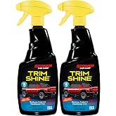 Stoner Car Care Trim Shine Black Trim Restorer, 22 fl oz, 92034 (Pack of 2) | Restores faded vinyl and plastic trim to a dark, OEM-style finish. Water-based, fast drying, no greasy residue.