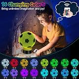 Linkax 3D Illusion Football Night Light for Kids - 16 Color Change view 4