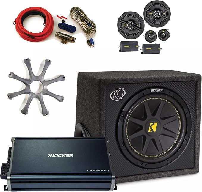 Kicker CXA 300.4 4 Canales Amplificador, 40 css654 6,5