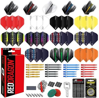 Red Dragon Pro Aluminium Accessory Pack for Darts with Flights Shafts