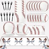 24 Guests Baseball Birthday Party Supplies Plates Napkins Tablecloths Baseball Party Decorations Sports Theme Paper Disposable Tableware Set Decoration Favors