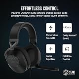 Corsair HS65 Surround Multiplatform Wired Gaming Headset Carbon view 7
