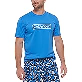 Calvin Klein Mens Light Weight Quick Dry Short Sleeve 40+ UPF Protection