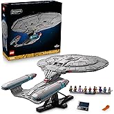 LEGO Icons Star Trek: U.S.S. Enterprise NCC-1701-D Collectible Building Sets for Adults - Room or Office Decor for Men & Wome