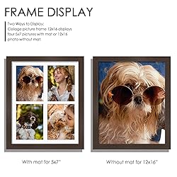 DUENPY 12x16 Picture Frame 5x7 Collage Picture