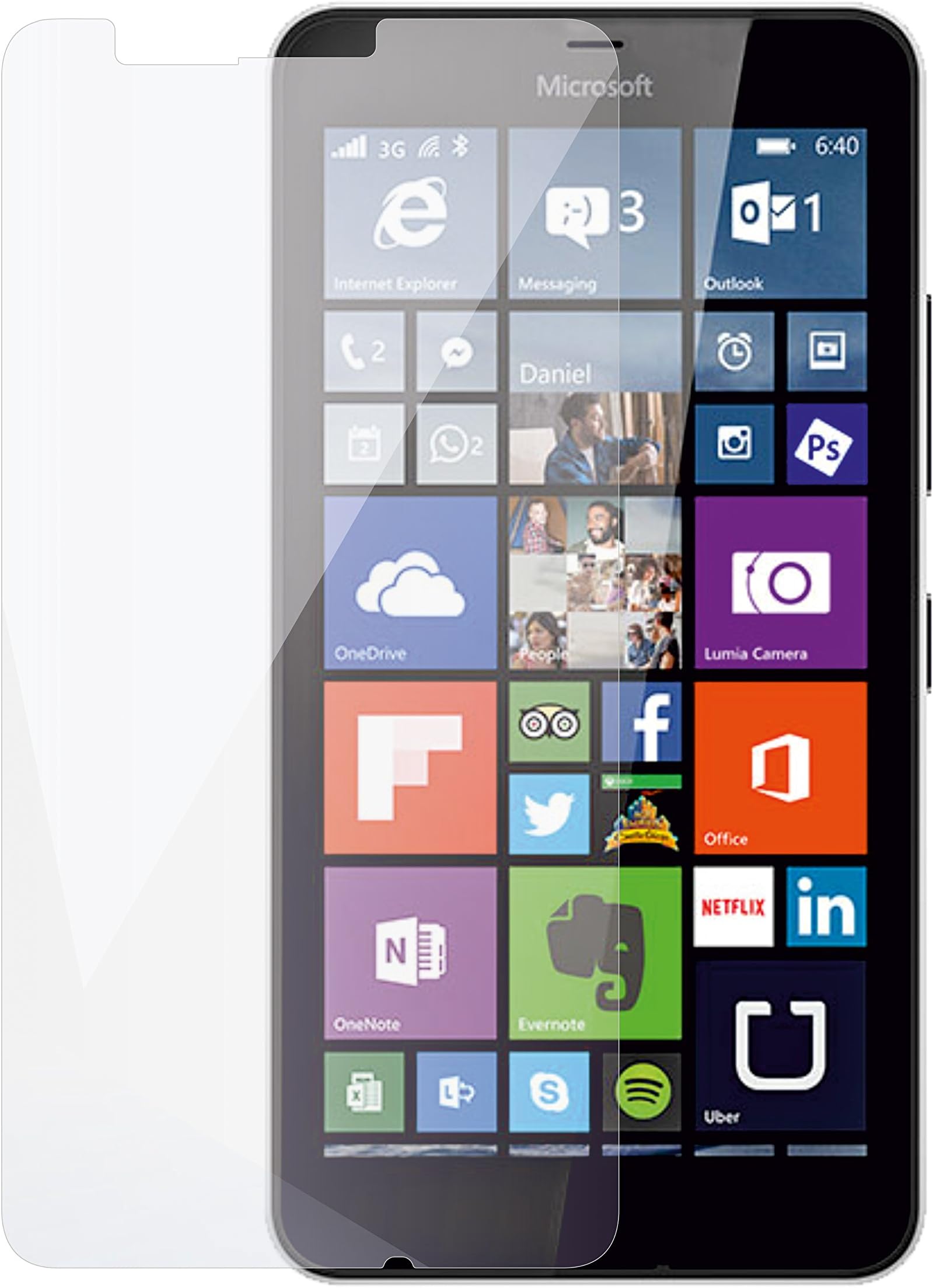 SCREENSHIELD Mic TGL640XL D Protective Display Glass for Microsoft Lumia 640 XL