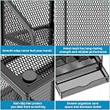 Marbrasse Mesh Desk Organiser Multifunctional Pen Holder Black view 5