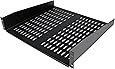 StarTech.com 2U Server Rack Shelf - 16" Deep Vented Cantilever Universal Tray for 19" Network/ AV Equipment Rack and Cabinet - Heavy Duty Cold Rolled Steel - 50lbs (CABSHELFV)