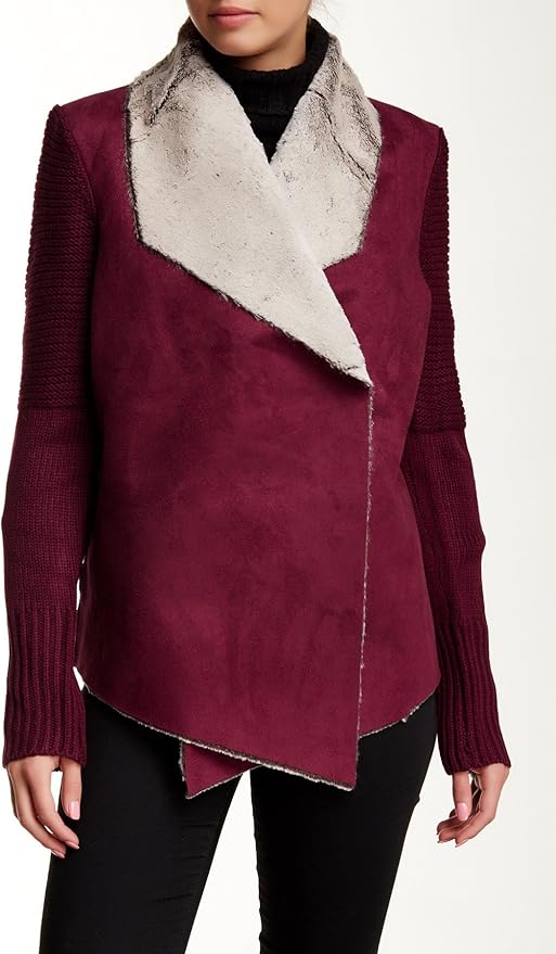 faux shearling sweater