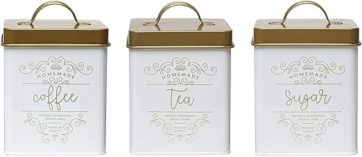 gold tea coffee sugar